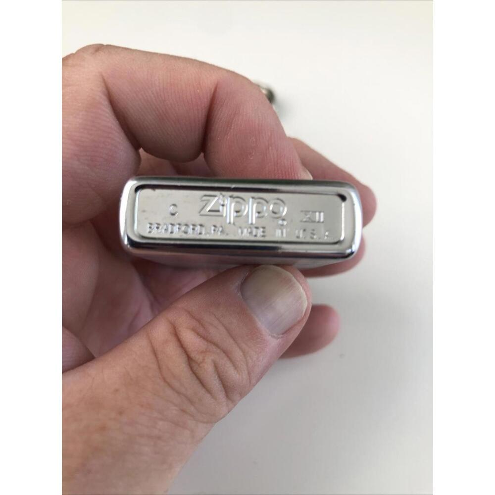 Harley-Davidson Black Leather Zippo Lighter Holder With Clasp And Zippo P9 - Picture 2 of 5